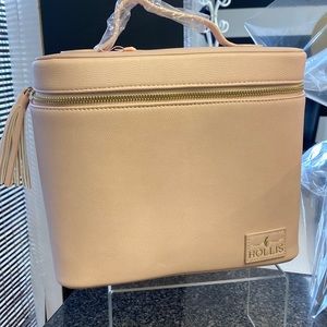 Light Pink Make Up Bag complete with make up brush holder